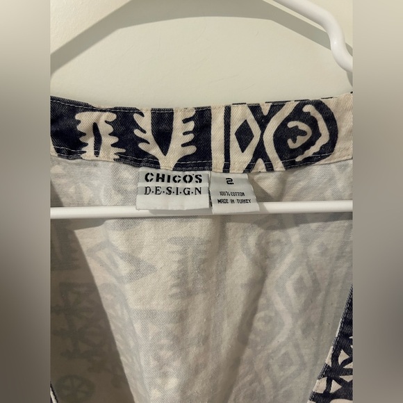 Chicos Vintage Aztec Print Vest - Picture 7 of 10